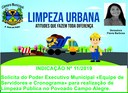 Vereadora Flavia Barbosa reivindica equipe e cronograma para realização da limpeza pública no Povoado Campo Alegre.   